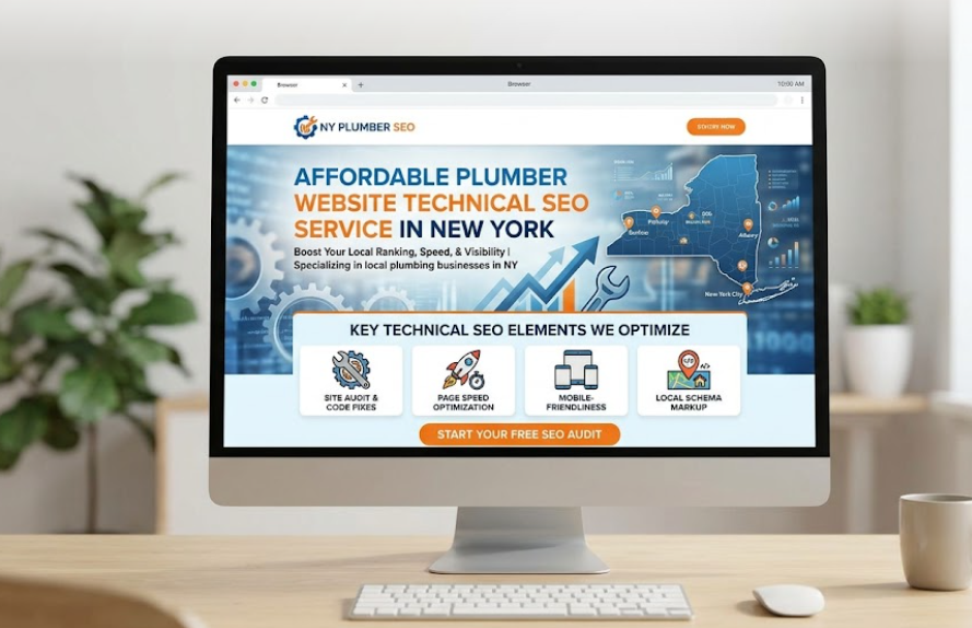 affordable plumber website technical SEO service in New York