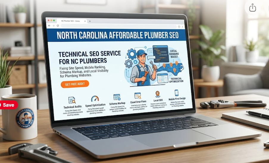 affordable plumber website technical SEO service in North Carolina