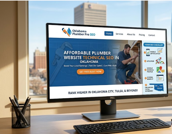 affordable plumber website technical SEO service in Oklahoma