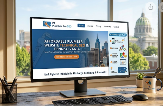 affordable plumber website technical SEO service in Pennsylvania